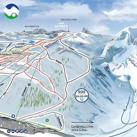 Casa El Parral 2 Dormitorios A 30 Min De Astun Y Candanchu Санта-Крус-де-ла-Серос Екстер'єр фото